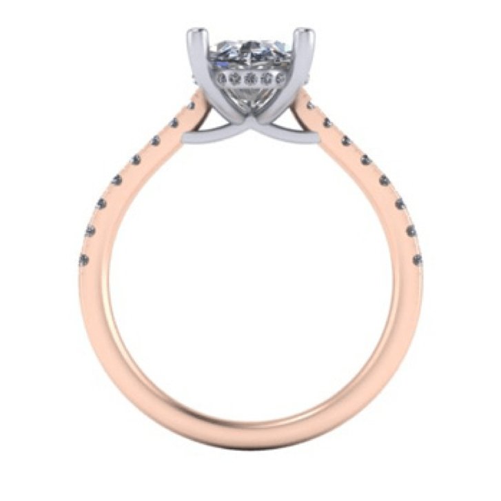 Parade Design - R3738/O4-RW Parade Design Engagement Ring Birmingham Jewelry 