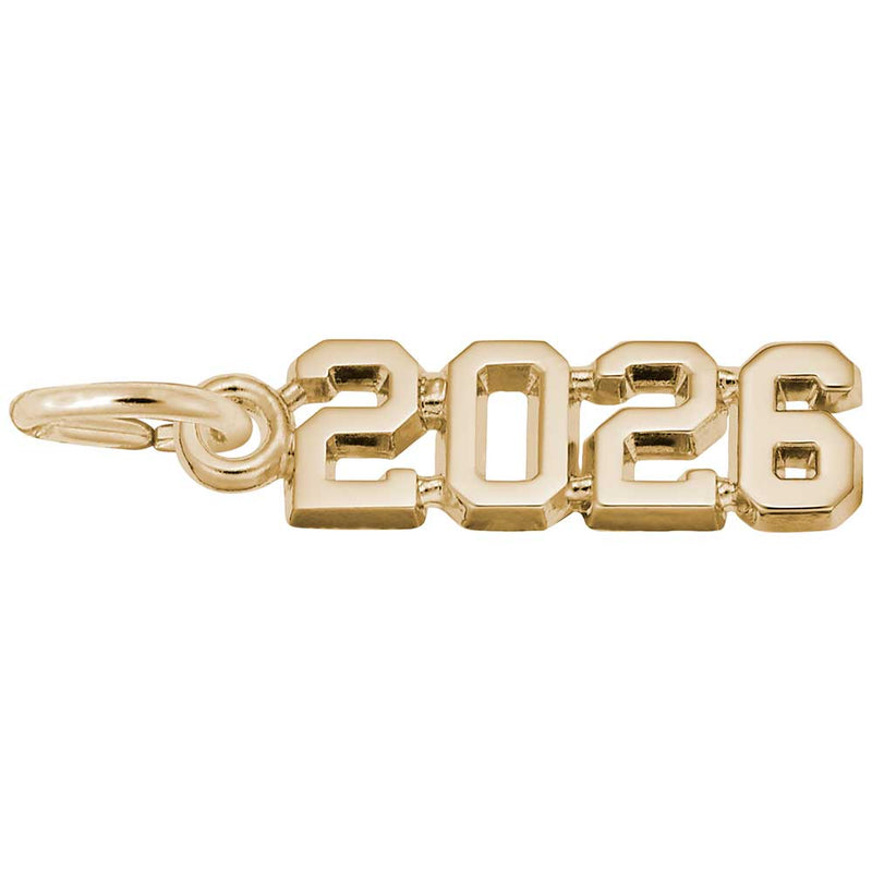 Rembrandt Charms - ‘2026’ Charm - 3826 Rembrandt Charms Charm Birmingham Jewelry 