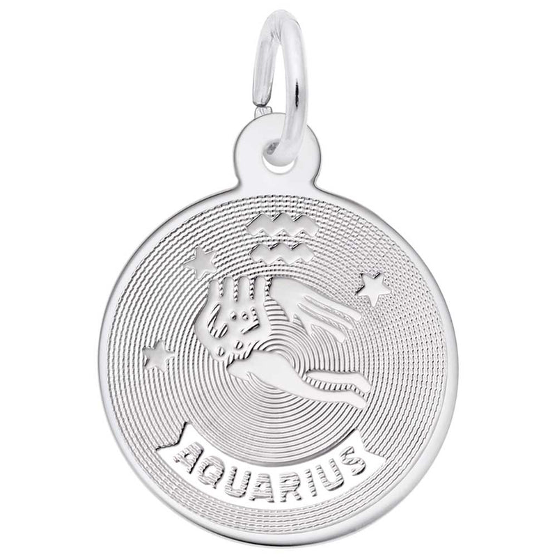 Rembrandt Charms - Aquarius Charm - 4581 Rembrandt Charms Charm Birmingham Jewelry 