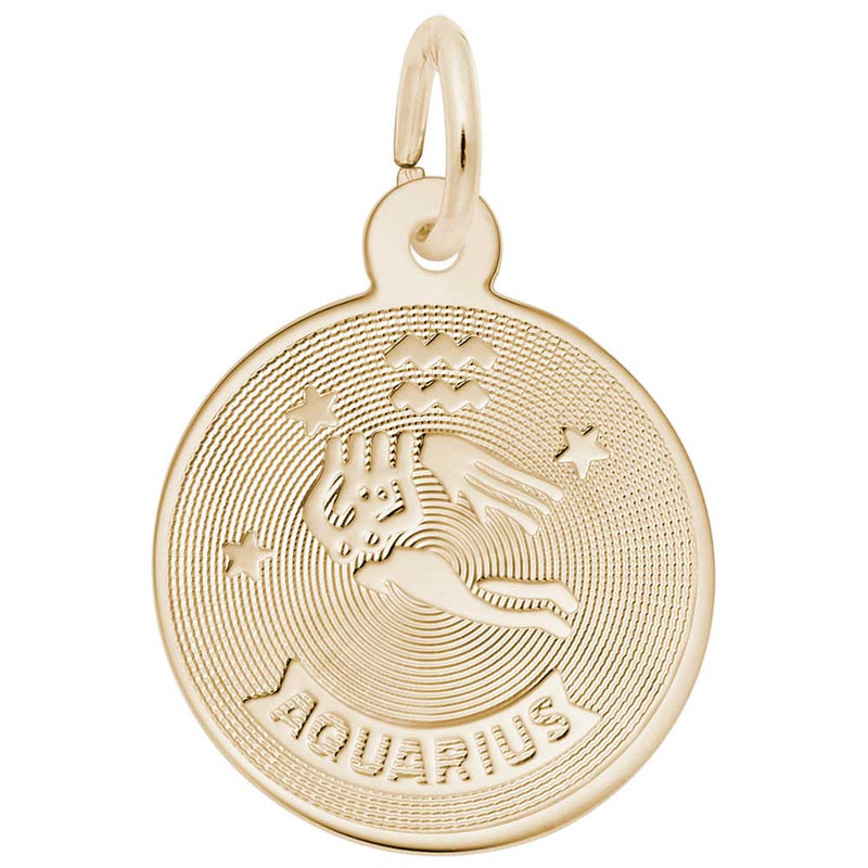 Rembrandt Charms - Aquarius Charm - 4581 Rembrandt Charms Charm Birmingham Jewelry 