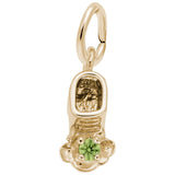 Rembrandt Charms - August Baby Bootie Charm - 0473-008 Rembrandt Charms Charm Birmingham Jewelry 