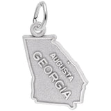 Rembrandt Charms - Augusta Georgia Map Charm - 3413 Rembrandt Charms Charm Birmingham Jewelry 