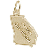 Rembrandt Charms - Augusta Georgia Map Charm - 3413 Rembrandt Charms Charm Birmingham Jewelry 