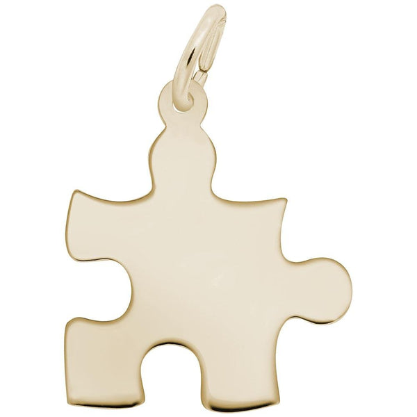 Rembrandt Charms - Autism Awareness Puzzle Piece Charm - 2479 Rembrandt Charms Charm Birmingham Jewelry 