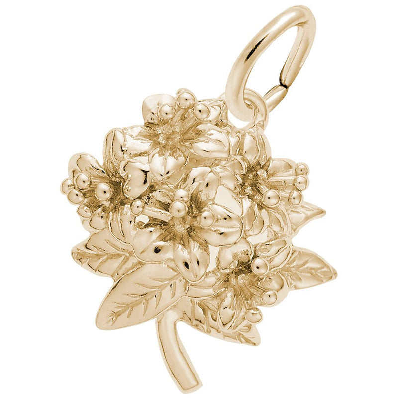 Rembrandt Charms - Azalea Bouquet Charm - 3531 Rembrandt Charms Charm Birmingham Jewelry 