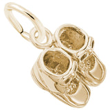 Rembrandt Charms - Baby Booties Accent Charm - 0516 Rembrandt Charms Charm Birmingham Jewelry 