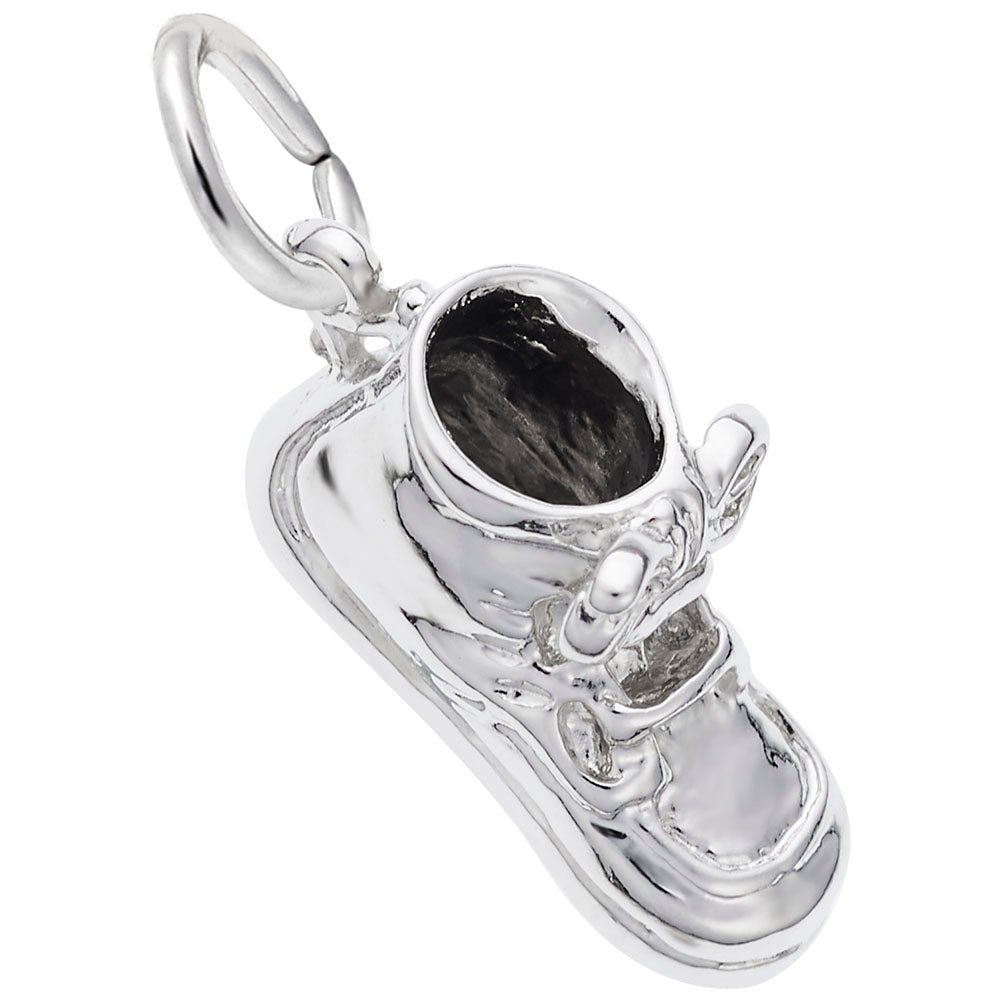 Rembrandt Charms - Baby Shoe with Laces Charm - 8222 Rembrandt Charms Charm Birmingham Jewelry 