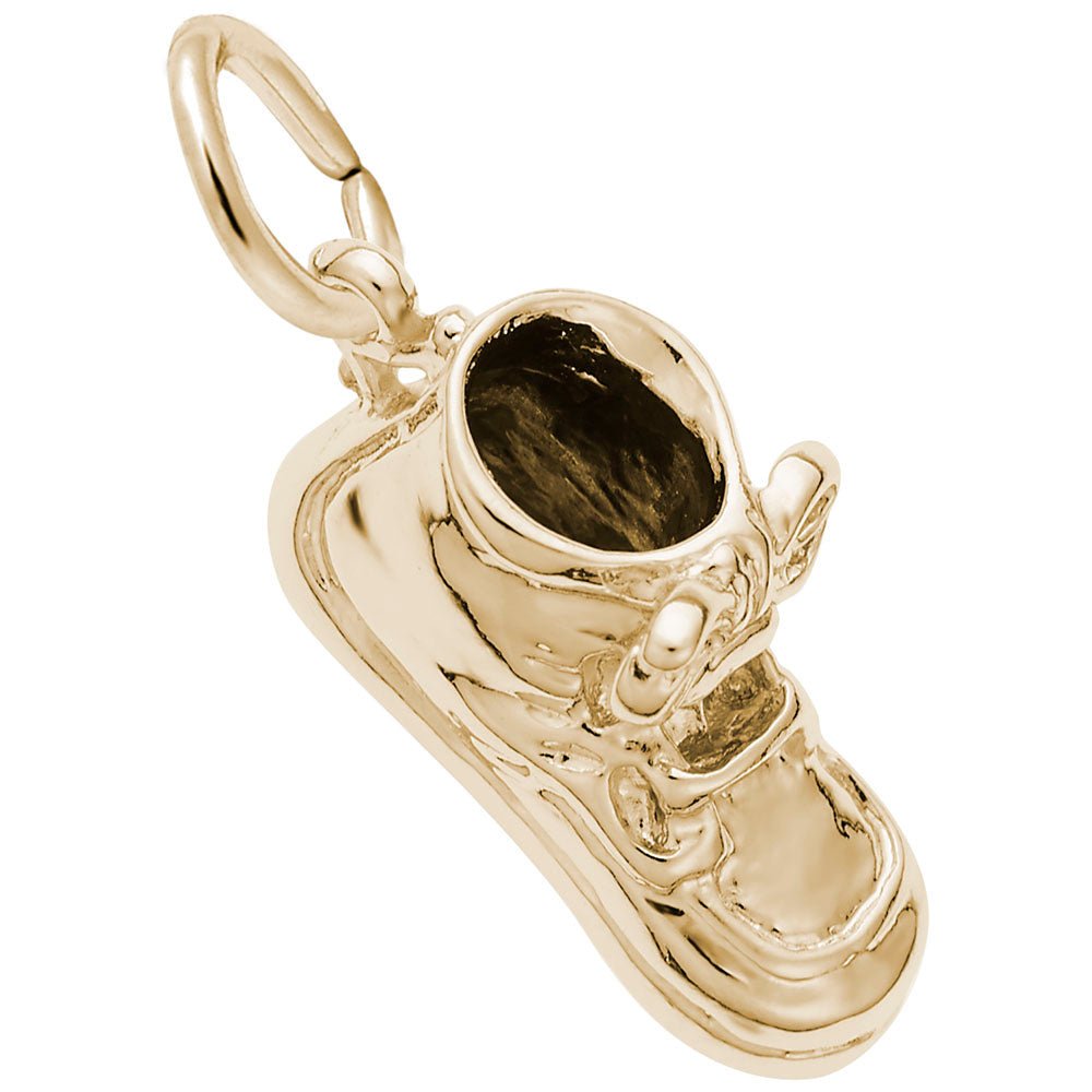 Rembrandt Charms - Baby Shoe with Laces Charm - 8222 Rembrandt Charms Charm Birmingham Jewelry 