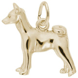 Rembrandt Charms - Basenji Dog Charm - 2469 Rembrandt Charms Charm Birmingham Jewelry 
