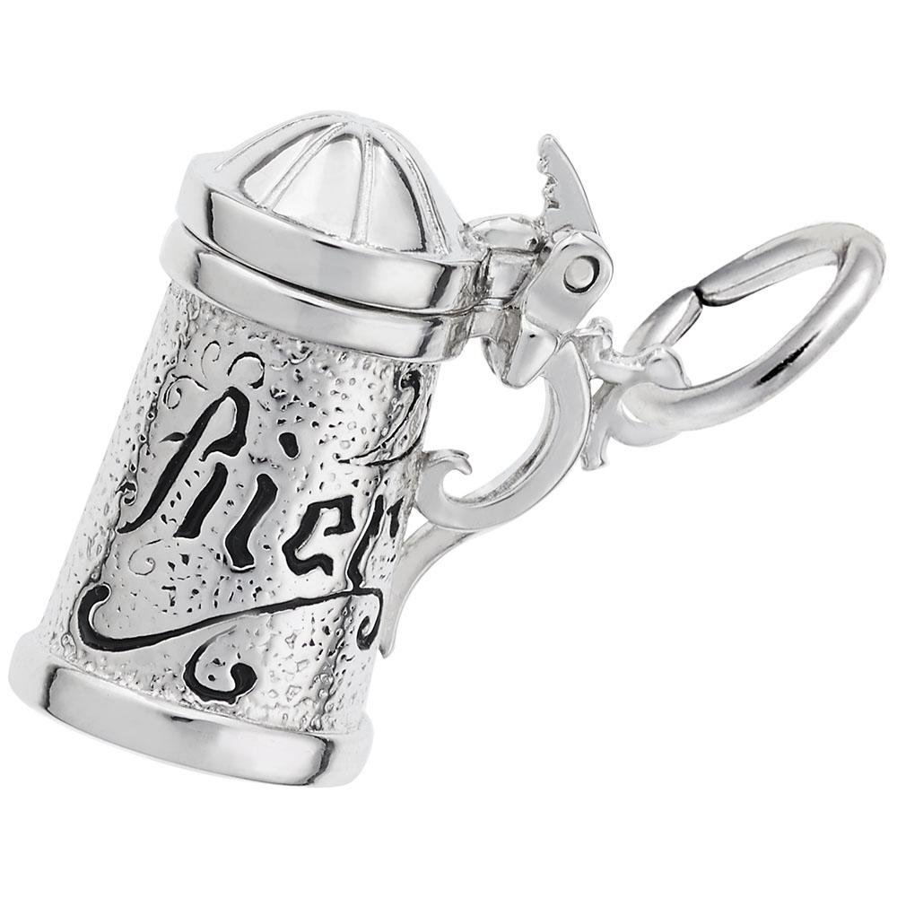 Rembrandt Charms - Beer Stein Charm - 8101 Rembrandt Charms Charm Birmingham Jewelry 