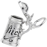 Rembrandt Charms - Beer Stein Charm - 8101 Rembrandt Charms Charm Birmingham Jewelry 