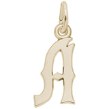 Rembrandt Charms - Blackletter Initial A Charm - 4766-001 Rembrandt Charms Charm Birmingham Jewelry 