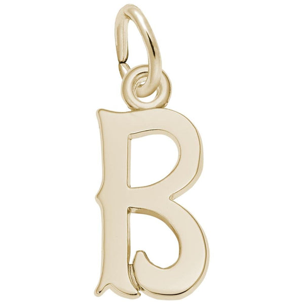 Rembrandt Charms - Blackletter Initial B Charm - 4766-002 Rembrandt Charms Charm Birmingham Jewelry 