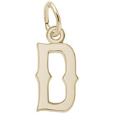 Rembrandt Charms - Blackletter Initial D Charm - 4766-004 Rembrandt Charms Charm Birmingham Jewelry 
