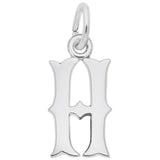 Rembrandt Charms - Blackletter Initial H Charm - 4766-008 Rembrandt Charms Charm Birmingham Jewelry 