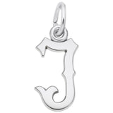 Rembrandt Charms - Blackletter Initial J Charm - 4766-010 Rembrandt Charms Charm Birmingham Jewelry 