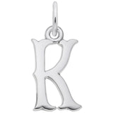 Rembrandt Charms - Blackletter Initial K Charm - 4766-011 Rembrandt Charms Charm Birmingham Jewelry 