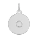 Rembrandt Charms - Block Initial Disc Charm-Letter O - 1895-015 Rembrandt Charms Charm Birmingham Jewelry 