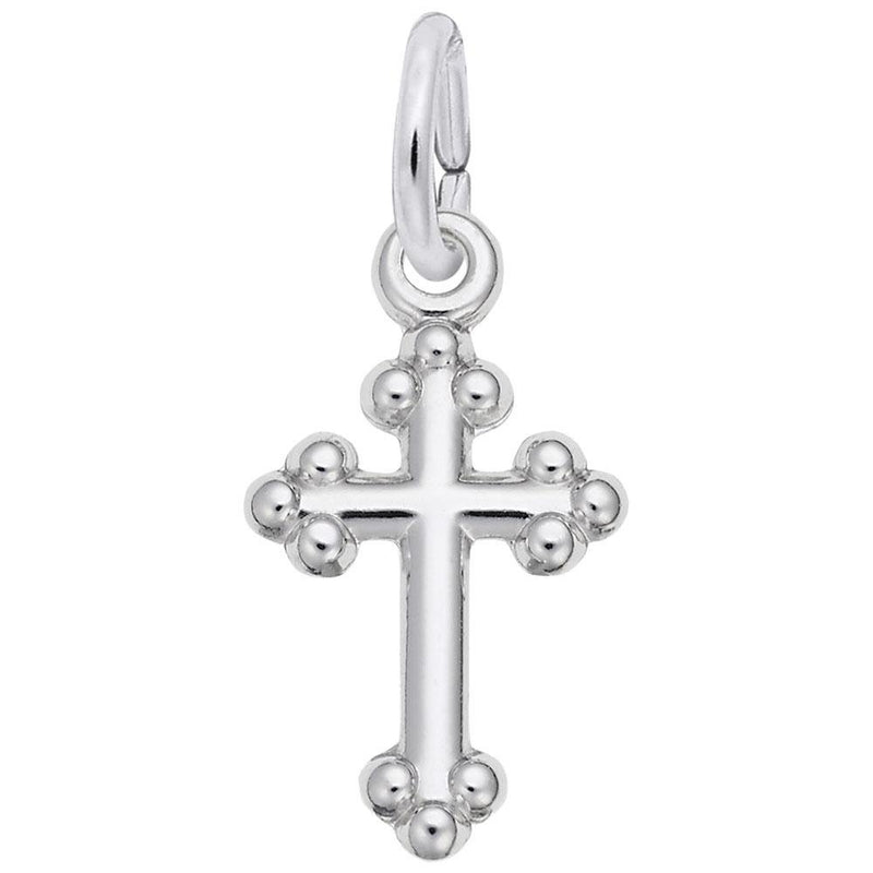 Rembrandt Charms - Bottony Cross Accent Charm - 4433 Rembrandt Charms Charm Birmingham Jewelry 
