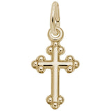 Rembrandt Charms - Bottony Cross Accent Charm - 4433 Rembrandt Charms Charm Birmingham Jewelry 