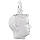 Rembrandt Charms - Boy’s Head Charm - 0513 Rembrandt Charms Charm Birmingham Jewelry 