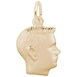 Rembrandt Charms - Boy’s Head Charm - 0513 Rembrandt Charms Charm Birmingham Jewelry 