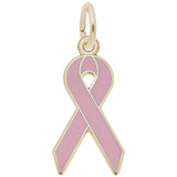 Rembrandt Charms - Breast Cancer Awareness Ribbon Charm - 3448 Rembrandt Charms Charm Birmingham Jewelry 