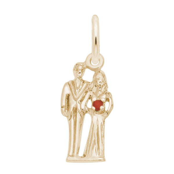 Rembrandt Charms - Bride & Groom Accent Charm - 0832 Rembrandt Charms Charm Birmingham Jewelry 