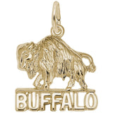 Rembrandt Charms - Buffalo Charm - 3282 Rembrandt Charms Charm Birmingham Jewelry 