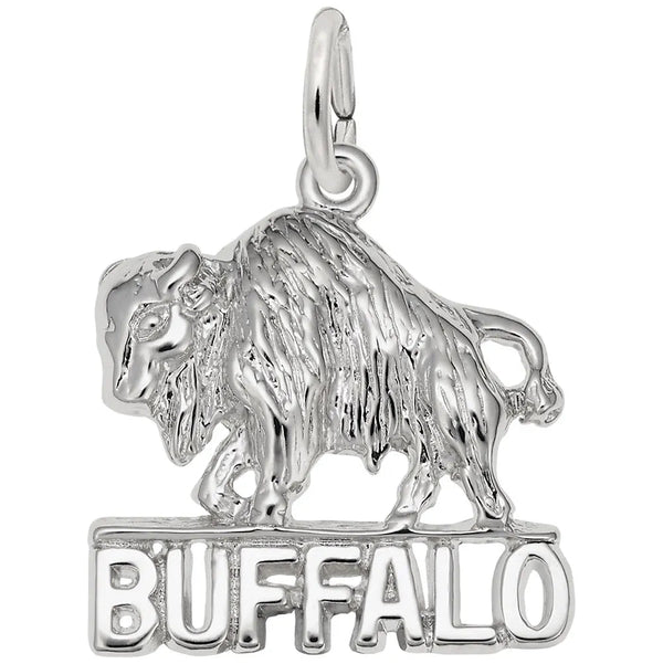 Rembrandt Charms - Buffalo Charm - 3282 Rembrandt Charms Charm Birmingham Jewelry 