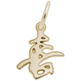 Rembrandt Charms - Calligraphic Happiness Charm - 1134 Rembrandt Charms Charm Birmingham Jewelry 