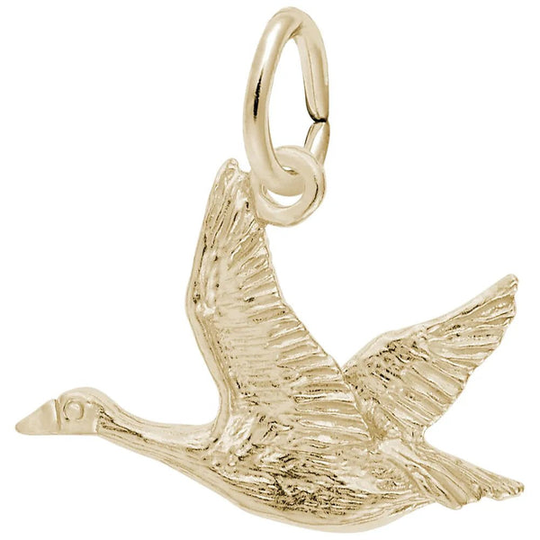 Rembrandt Charms - Canadian Goose Charm - 2384 Rembrandt Charms Charm Birmingham Jewelry 