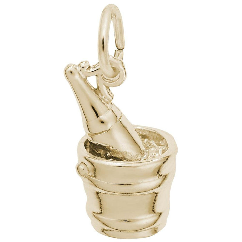 Rembrandt Charms - Champagne Bucket Charm - 8158 Rembrandt Charms Charm Birmingham Jewelry 