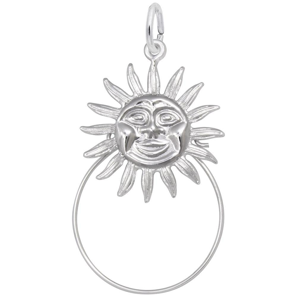 Rembrandt Charms - Charm Holder Sunburst - 6486 Rembrandt Charms Charm Birmingham Jewelry 