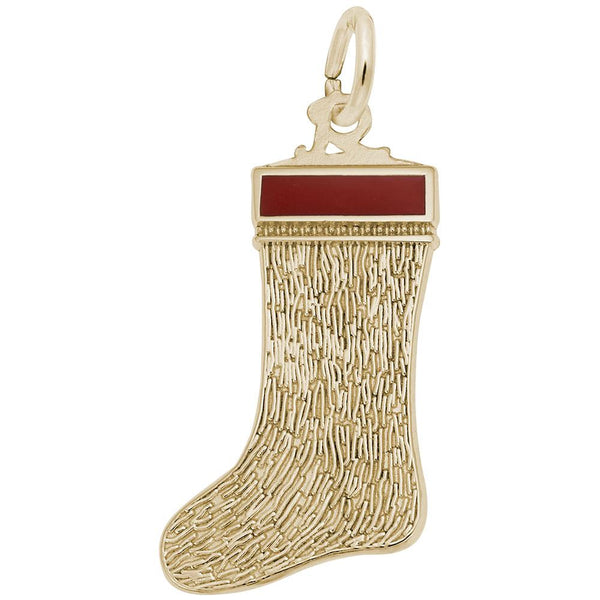 Rembrandt Charms - Christmas Stocking Charm - 8126 Rembrandt Charms Charm Birmingham Jewelry 
