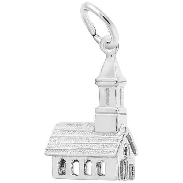 Rembrandt Charms - Church Charm - 0242 Rembrandt Charms Charm Birmingham Jewelry 