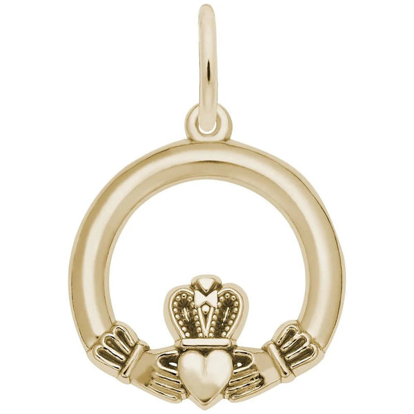 Rembrandt Charms - Claddagh Charm - 3508 Rembrandt Charms Charm Birmingham Jewelry 