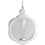 Rembrandt Charms - Communion Chalice Scalloped Disc Charm - 8344 Rembrandt Charms Charm Birmingham Jewelry 