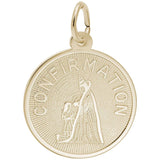 Rembrandt Charms - Confirmation Disc Charm - 7807 Rembrandt Charms Charm Birmingham Jewelry 