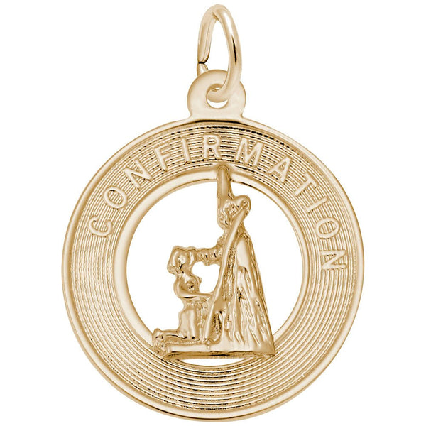 Rembrandt Charms - Confirmation Open Disc Charm - 3314 Rembrandt Charms Charm Birmingham Jewelry 