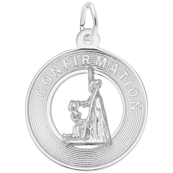 Rembrandt Charms - Confirmation Open Disc Charm - 3314 Rembrandt Charms Charm Birmingham Jewelry 