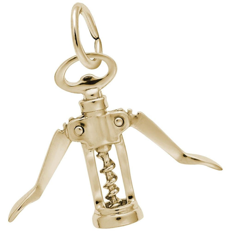Rembrandt Charms - Corkscrew Charm - 2477 Rembrandt Charms Charm Birmingham Jewelry 