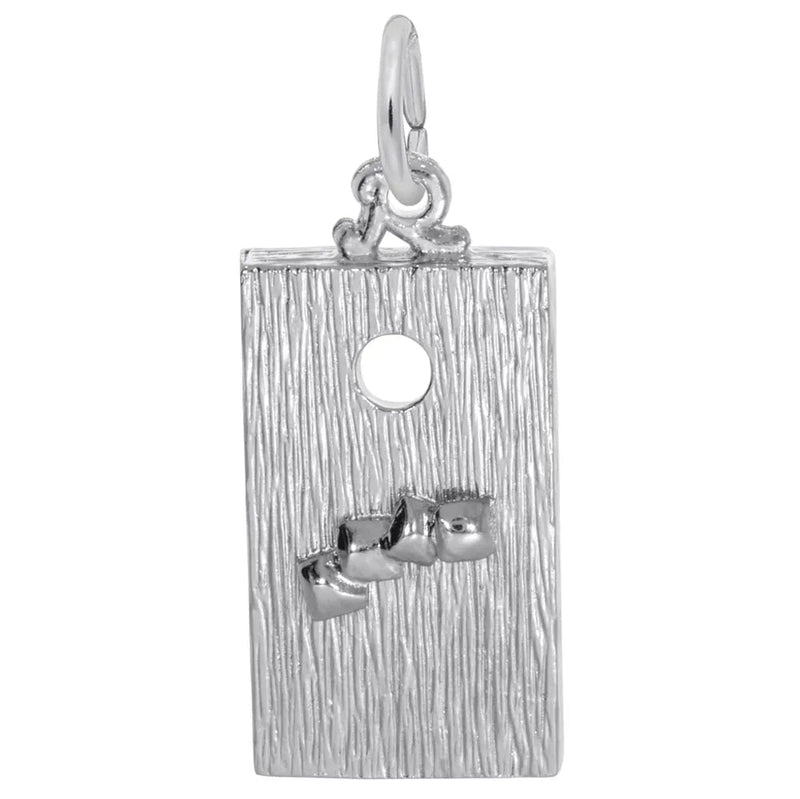Rembrandt Charms - Corn Hole Game Charm - 1754 Rembrandt Charms Charm Birmingham Jewelry 