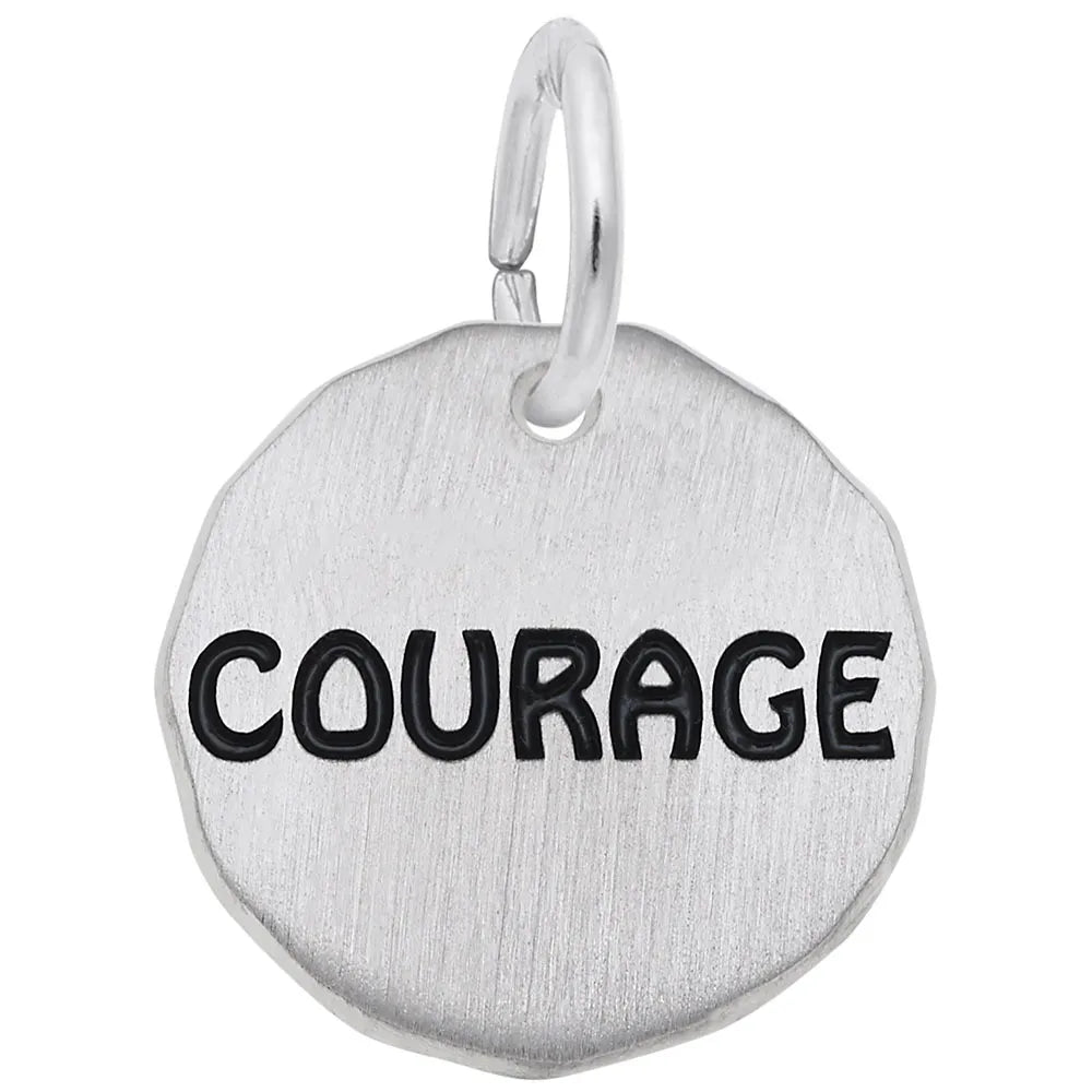 Rembrandt Charms - Courage Tag Charm - 1630 Rembrandt Charms Charm Birmingham Jewelry 
