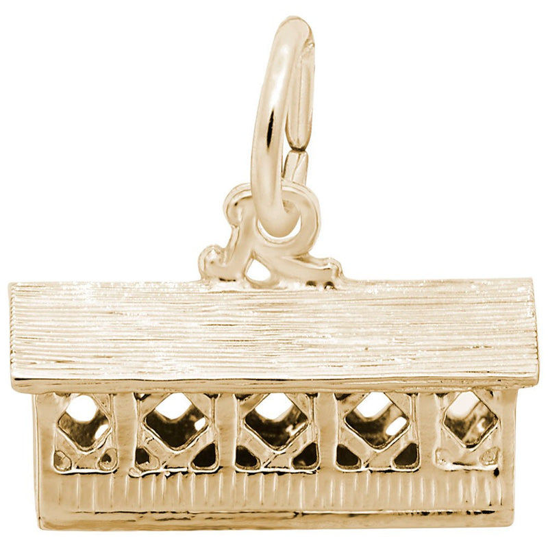 Rembrandt Charms - Covered Bridge Charm – 8382 Rembrandt Charms Charm Birmingham Jewelry 