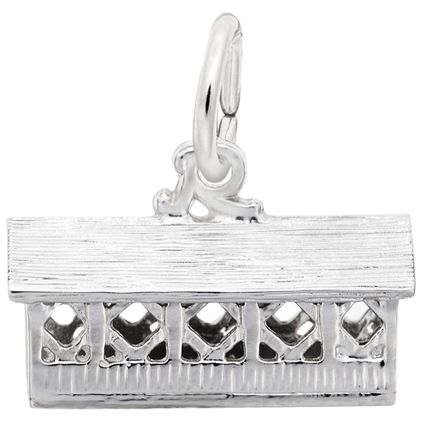 Rembrandt Charms - Covered Bridge Charm – 8382 Rembrandt Charms Charm Birmingham Jewelry 