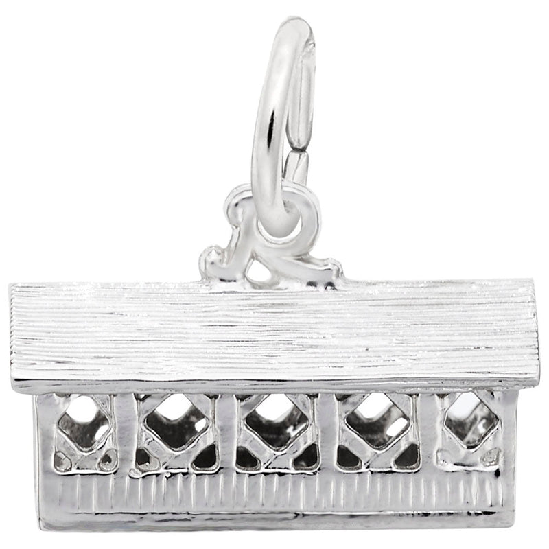 Rembrandt Charms - Covered Bridge Charm – 8382 Rembrandt Charms Charm Birmingham Jewelry 