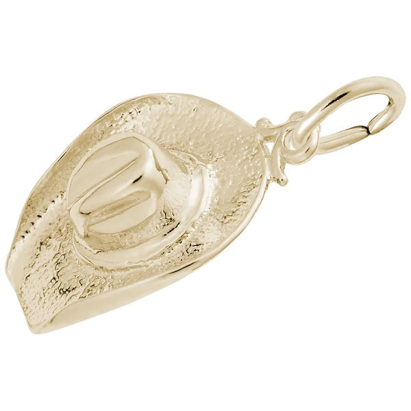 Rembrandt Charms - Cowboy Hat Charm - 0492 Rembrandt Charms Charm Birmingham Jewelry 