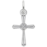 Rembrandt Charms - Cross Accent Charm - 6004 Rembrandt Charms Charm Birmingham Jewelry 