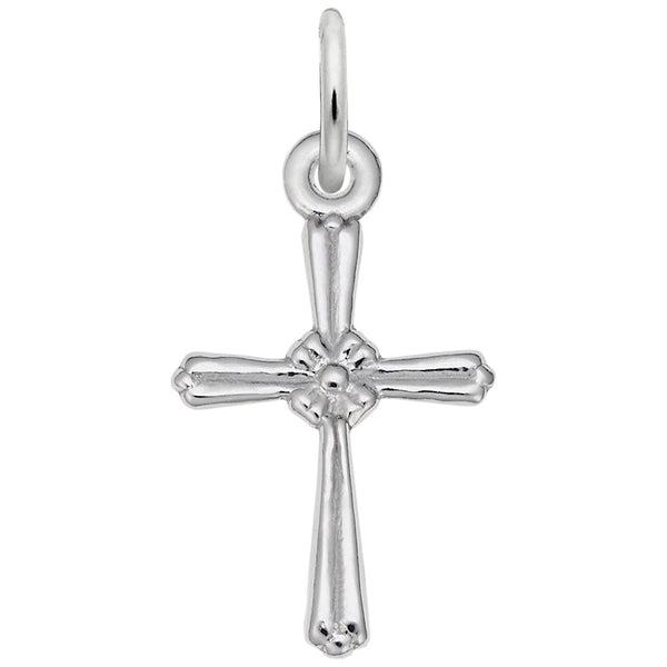 Rembrandt Charms - Cross Accent Charm - 6004 Rembrandt Charms Charm Birmingham Jewelry 